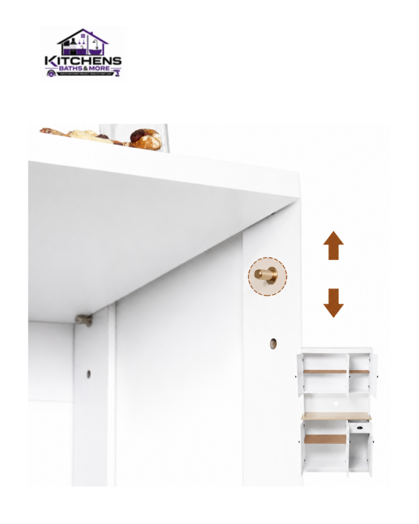 Kitchens Baths & More buffet with hutch kitchen storage cabinet