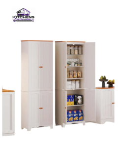 Tall 72-inch kitchen pantry cabinet for organized food storage