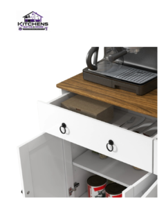 Kitchens Baths & More coffee bar storage cabinet