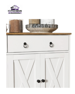 Kitchens Baths & More buffet cabinet with adjustable shelves